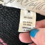 Lord & Taylor Cardigan Sweater Folkart Alpaca VTG PRICE FIRM Black Size M Photo 7