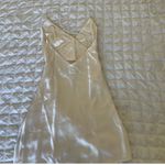 Retrofête Retrofete Ser.o.ya Lea Silk Faux Wrap Mini Dress In Pearl  Photo 9