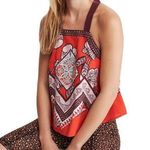 Free People NWT Women's Cool Cabana Cotton Blouse Shirt Top Small Photo 0