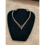 Vintage Art Deco multi metal Brass V Photo 1