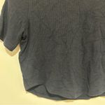 Lululemon  Hold Tight Cropped Ribbed T Shirt in Black Size Small Photo 2