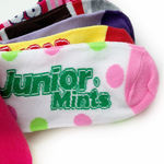 Tootsie Roll Candy Womens No Show Socks Sugar Daddy Junior Mints Blow Pop Gift Pink Photo 6