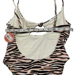NWT B. Swim Atlas High Leg One Piece Swimsuit – Bengal Print – Size Small Pink Photo 8