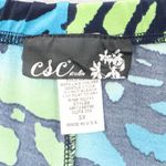 CSC Studio Blue Animal Print Flare Boho Summer Feminine Stretch Skirt Plus 3X Green Size undefined Photo 3