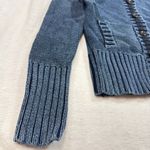 Gap 1969 XS Blue Knit Button Hoodie Sweater Limited Edition Y2K Cozy Aesthetic Photo 1