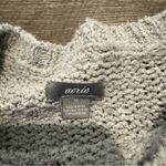 Aerie  Light Grey Knit Sweater Photo 2