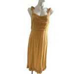 Auguste  Dean Gia Midi Dress in Pink Yellow Floral Photo 4