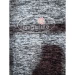 Tangerine Gray Space Dye Quarter Zip Pullover Women's Sm Long Sleeve Active Top Photo 1