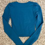 Aritzia Babaton Size XS Dark Green Contour Long Sleeve Top! Photo 2