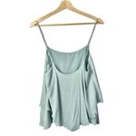 Free People  Intimately Light Blue Layered Cami Tank Top M Photo 1