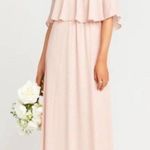 Show Me Your Mumu - Caitlin Ruffle Maxi Dress Blush Wedding Bridesmaid Photo 0