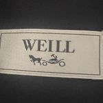 Weill Paris Shift Dress Size 4 Navy Bow Ties Keyhole Back Office Preppy Blue Photo 7