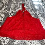 Sofia Jeans by Sofia Vergara Halter Top Red Size 3X Photo 9