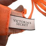 Victoria's Secret Victoria’s Secret Padded Demi Underwire Push Up Bra Neon Orange Lace 34D Photo 5
