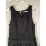 Glam  Black Fit and Flare Dress Small Designer Look Classic Preppy Date Night Photo 3
