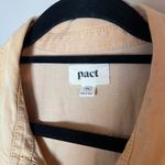 Pact Organic Cotton Chambray Collared Shirt Dress Daffodil XL Photo 4