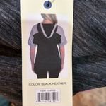 Champion  Charcoal and Light Gray Short-Sleeve Hoodie Slouchy Comfy Soft NWT M Photo 2