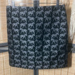 J.Crew  Zebra Print Pencil Skirt in Black and Gray Photo 0