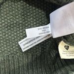 Madewell Hollydene Ruffle-Shoulder merino wool blend Pullover Sweater size XS in Green Photo 7