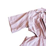 En Saison Purple Cutout Shift Dress Wrap Front Mini Length Size Small Women's Photo 7