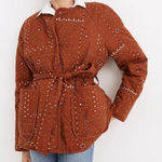 Madewell  Quilted Bandana Jacket in Brown Size Extra‎ Small Photo 0