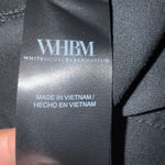 White House | Black Market  Faux Leather Utility Jacket‎ Button Front Small Photo 9