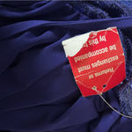 R & M Richards  Royal Blue Midi Dress Size 4P Petite NWT Photo 2