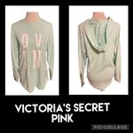 PINK - Victoria's Secret Victoria’s Secret PINK Light Green Hoodie XS-NWOT Photo 1