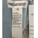 Portia and Scarlett Illusion Cutout One Sleeve Gown PS23502 ice blue size 10 Photo 7