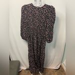 Gap Floral Black Dress Size‎ medium Photo 8