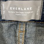 Everlane  Size 29 Curvy 90s Cheeky Straight Jeans Button Fly High Rise Denim Photo 5
