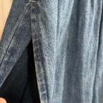 Gap Women's Sleeveless Denim Maxi Shirt Dress Button Front Elastic Waist Blue S Photo 5