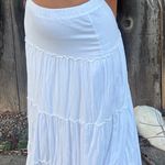 Brandy Melville White Maxi Skirt Photo 0