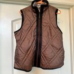 Gorgeous Bronze Vest Lined with Faux Leopard Fur Photo 0