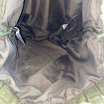 Urban Outfitters NEW  Women's Army Green Smiley Patch Distressed Canvas Tote Bag Photo 5