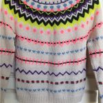 Crewcuts by‎ J.Crew Fair Isle Pullover Sweater Wool Blend Girls Size 14 Pink Photo 3