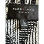Romeo + Juliet Couture Romeo and Juliet Couture Cable Knit Open Front Sleeveless Poncho Vest Size L Photo 2