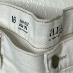 a.n.a A New Approach High Rise Wide Leg White Jean Pants Size 16 Plus NWT- defected Photo 7