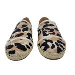 Schutz  Ohanna Leopard Print Canvas Espadrilles Slip On Neutal Size 10 Photo 5