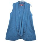 Beyond Threads Women's Teal Blue Alpaca Wool Top And Open Front Vest Boho Set M Size M Photo 7