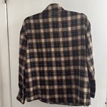 Pretty Little Thing  Plaid Button-Up Shirt brown/black size 8 Photo 1