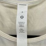 Lululemon Cut Out Shoulder Crop Top Athletic Shirt Activewear Size 8 Photo 1