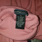 Takeout Pink Long Sleeve Sweater L fits like S/M Size undefined Photo 3