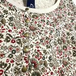 CHAPS NWT XL Short Sleeve Top Brown Floral Print Scoop Neck Coquette Cottagecore Photo 2