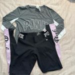 Victoria's Secret PINK Victoria’s Secret Long Sleeve shirt and leggings set Photo 2