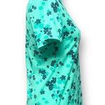 EleVen Venus Williams S Green Floral Ribbed Stretch Tee Athletic Top Tennis NWT Photo 2