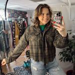 POL Plaid Long Sleeve Button Front Flannel Shirt Green Size Small Photo 0