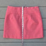 J.Crew  Pleated Textured Coral Midi Skirt Photo 5