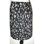 Rachel Zoe New Womens Skirt White Black Front Zipper 10 NWT $245 Winona Pencil Photo 4