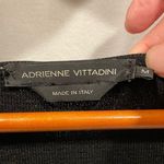 Adrienne Vittadini Groovy Y2K twisty O Ring black white sweater Adrienne Vitaddini Photo 4